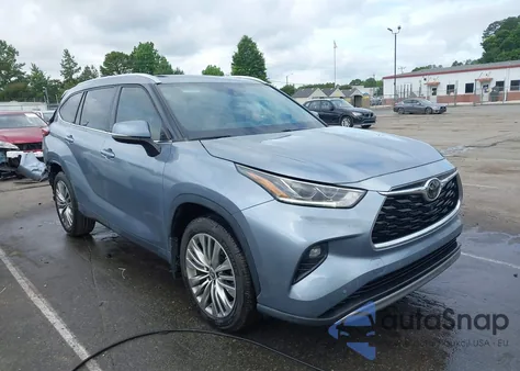 2021 Toyota Highlander Platinum из США, поврежденный, VIN 5TDFZRBH7MS109534